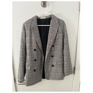 Babaton Blazer grey plaid